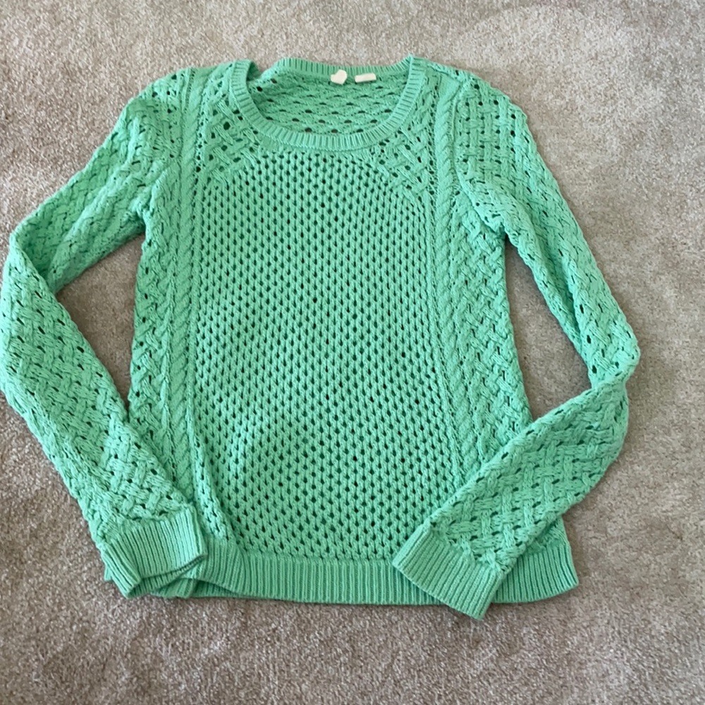 Anthropologie Moth brand mint green sweater